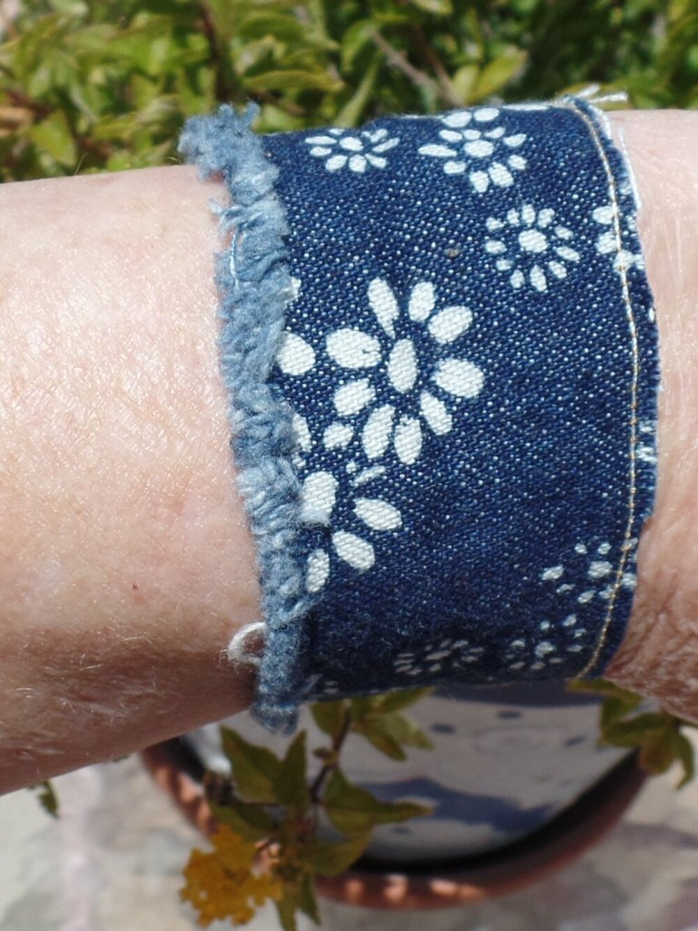 Hand Crafted Wrist Swag Bracelet REVERSIBLE
